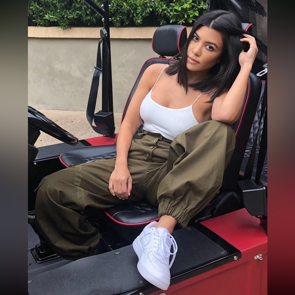 Fashion Nova high rise cargo pants